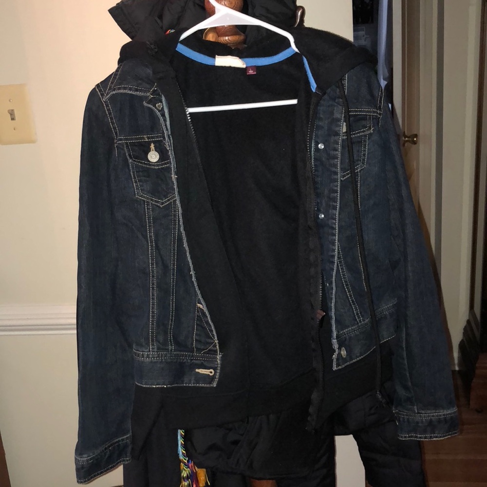 Lined Denim Jacket, size L